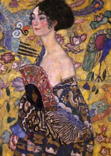 Gustav Klimt - Lady with a Fan