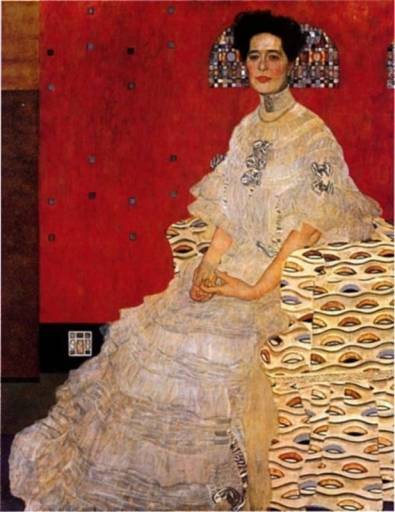 Gustav Klimt - Portrait of Fritza Riedler