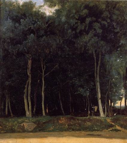 Jean-Baptiste-Camille Corot - Fontainebleau, the Bas-Breau Road