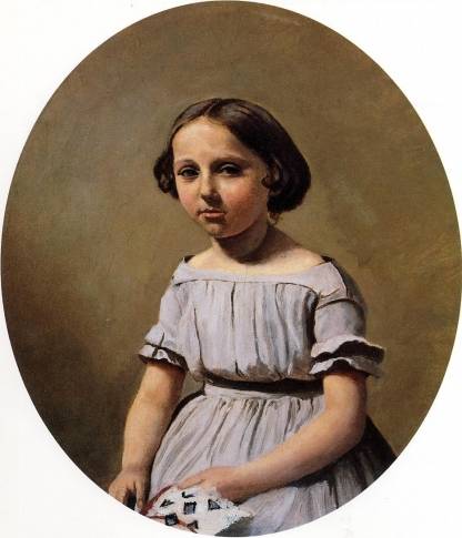 Jean-Baptiste-Camille Corot - The Eldest Daughter of M