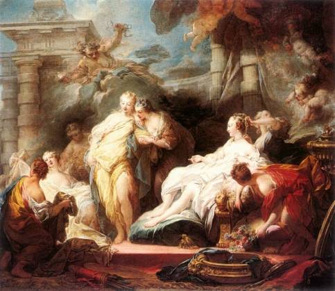 Jean Honore Fragonard - Psyche showing her Sisters her Gifts from Cupid