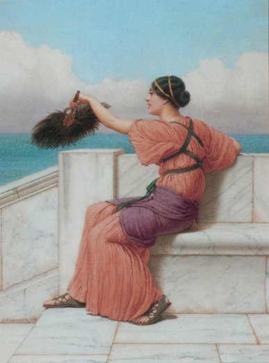 John William Godward - A Fond Farewell