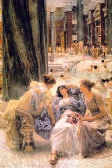 Lawrence Alma-Tadema - The Baths of Caracalla