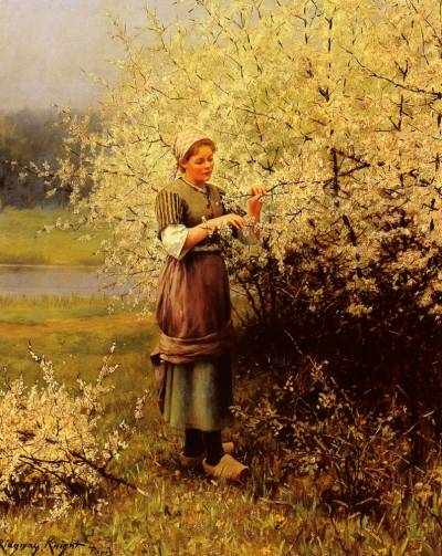 Louis Aston Knight - Spring Blossoms