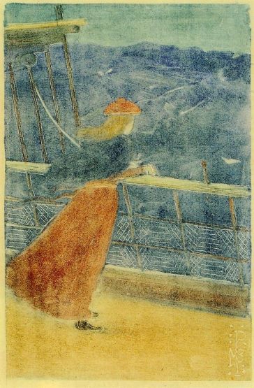 Maurice Prendergast - Woman on Ship Deck