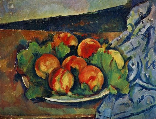 Paul Cezanne - Dish of Peaches