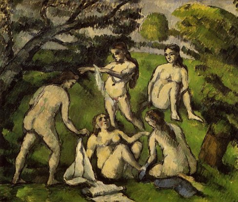 Paul Cezanne - Five Bathers 1