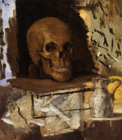 Paul Cezanne - Skull and Waterjug