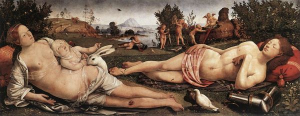 Piero di Cosimo - Venus, Mars, and Cupid