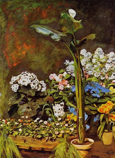 Pierre-Auguste Renoir - Arum and Conservatory Plants