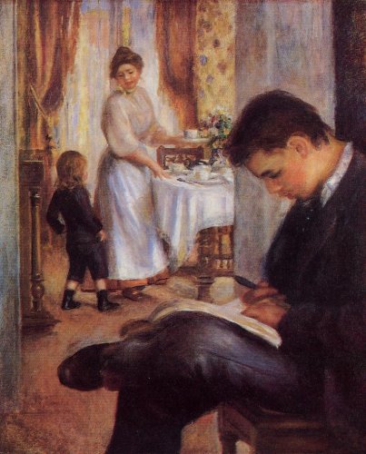 Pierre-Auguste Renoir - Breakfast at Berneval