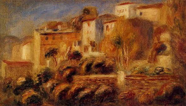 Pierre-Auguste Renoir - Houses at Cagnes