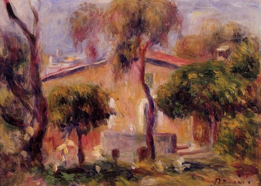 Pierre-Auguste Renoir - Houses in Cagnes