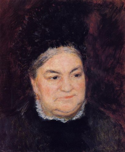 Pierre-Auguste Renoir - Portrait of an Old Woman aka Madame le Coeur