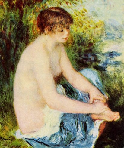 Pierre-Auguste Renoir - Small Nude in Blue