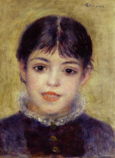 Pierre-Auguste Renoir - Smiling Young Girl