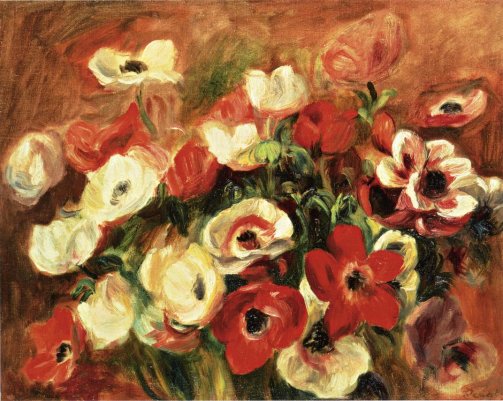 Pierre-Auguste Renoir - Spray of Anemones