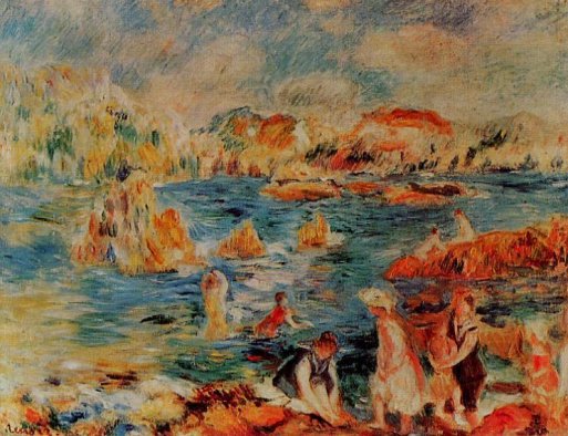 Pierre-Auguste Renoir - The Beach at Guernsey