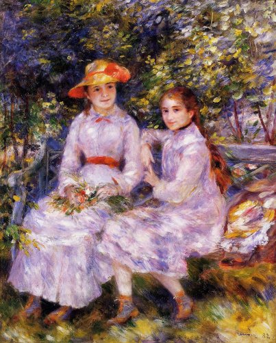 Pierre-Auguste Renoir - The Daughters of Paul Durand-Ruel aka Marie-Theresa and Jeanne