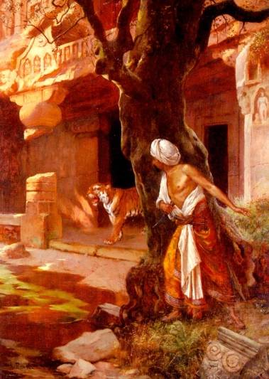 Rudolf Ernst - Awaiting The Tiger