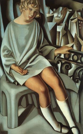 Tamara de Lempicka - Kizette on the Balcony