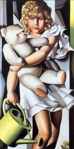 Tamara de Lempicka - Portrait of Miss Poum Rachou, 1933