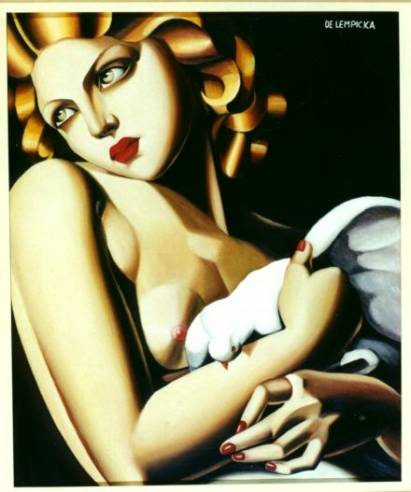 Tamara de Lempicka - Woman with Dove