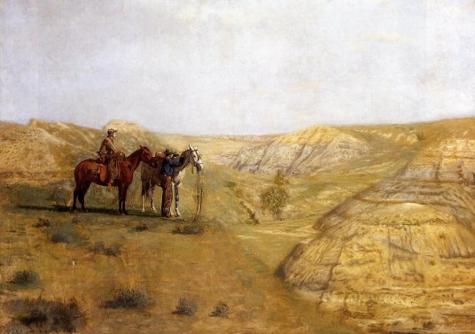 Thomas Eakins - Cowboys in the Badlands