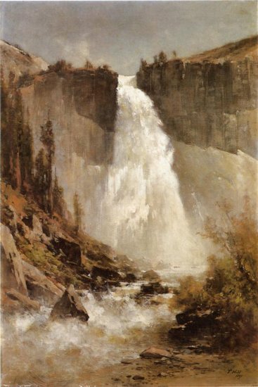 Thomas Hill - The Falls Of Yosemite