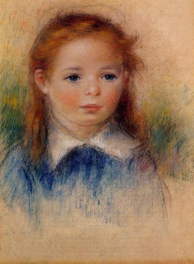Pierre-Auguste Renoir - Portrait of a Little Girl