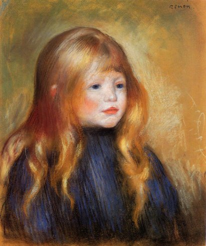 Pierre-Auguste Renoir - Head of a Child aka Edmond Renoir