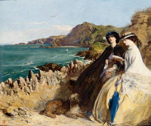 Abraham Solomon - By the Seaside