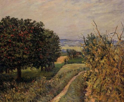 Alfred Sisley - Among the Vines