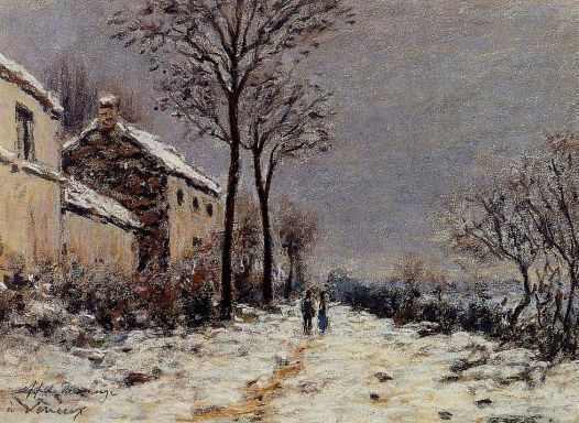 Alfred Sisley - Snow Effect at Veneux 1