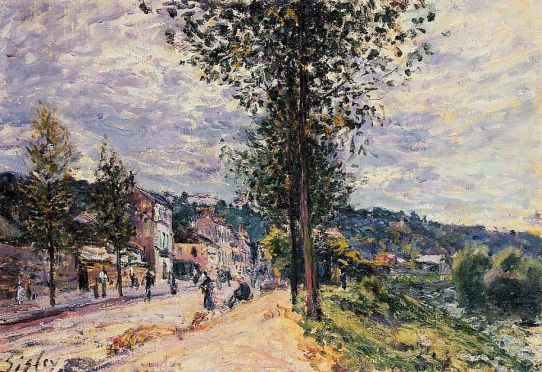 Alfred Sisley - Street Entering the Village