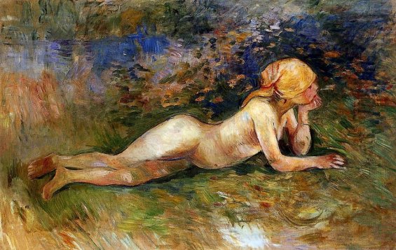 Berthe Morisot - The Reclining Shepherdess