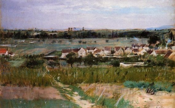 Berthe Morisot - The Village of Maurencourt