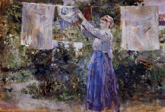 Berthe Morisot - Woman Hanging out the Wash