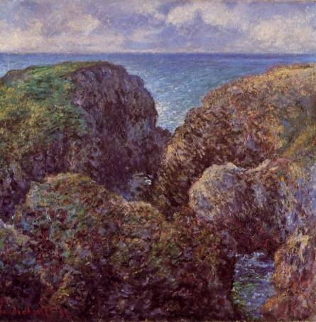 Claude Monet - Group of Rocks at Port-Goulphar