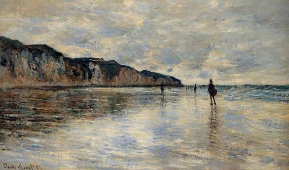 Claude Monet - Low Tide at Pourville