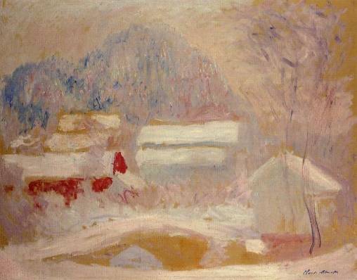 Claude Monet - Norwegian Landscape, Sandviken