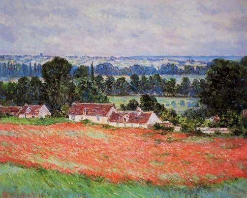 Claude Monet - Poppy Field, Giverny