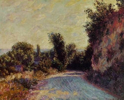 Claude Monet - Road near Giverny