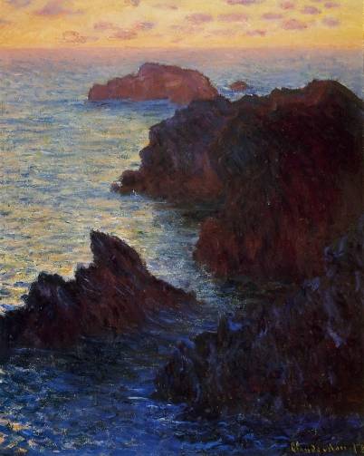 Claude Monet - Rocky Point at Port-Goulphar