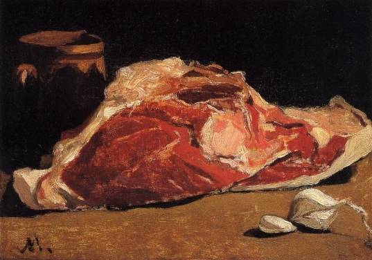 Claude Monet - Still Life with Meat