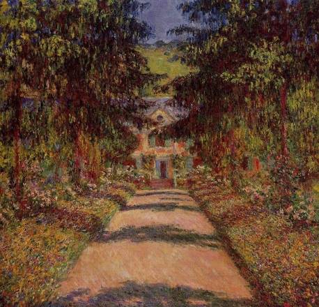 Claude Monet - The Main Path at Giverny