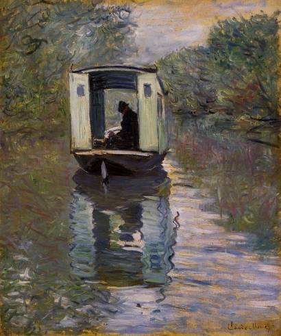 Claude Monet - The Studio Boat 2