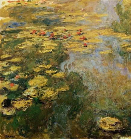 Claude Monet - The Water-Lily Pond (left side)