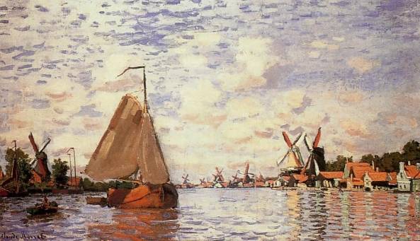 Claude Monet - The Zaan at Zaandam 2