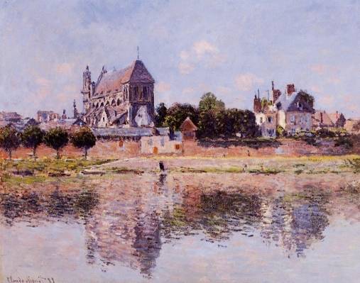 Claude Monet - View of the Church at Vernon